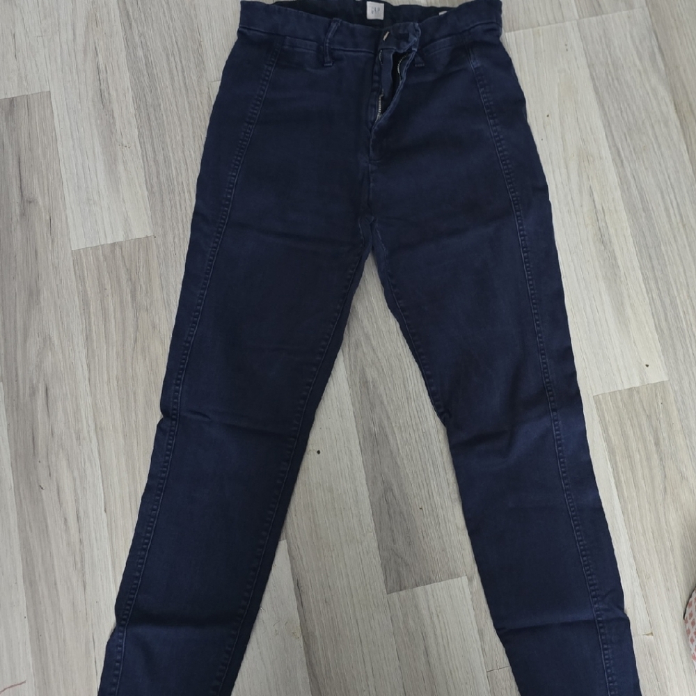 GAP Women's Dark Blue Skinny Jeans